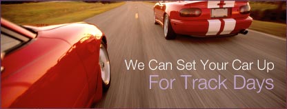 Set your car up for a day at the tracks